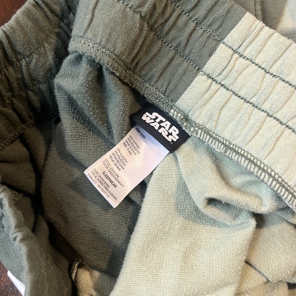 Star Wars Baby Yoda Colorblock Sweatpants “SNACKER” - Picture 5 of 5